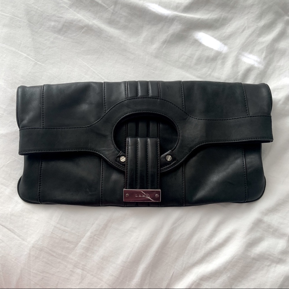 L.A.M.B by Gwen Stefanie Leather Clutch